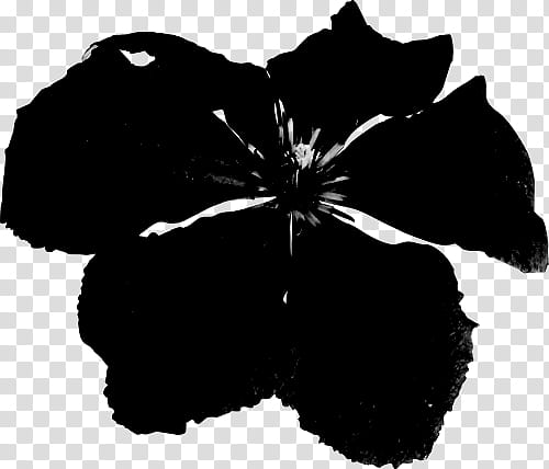 Brushset  abstract flowers, black -petaled flower illustration transparent background PNG clipart