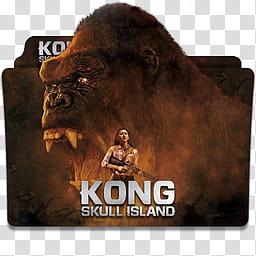 Kong Skull Island  Folder Icon , Kong Skull Island v_x transparent background PNG clipart