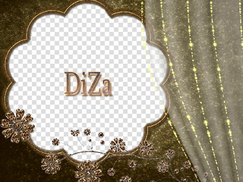 DiZa frames , diza text transparent background PNG clipart