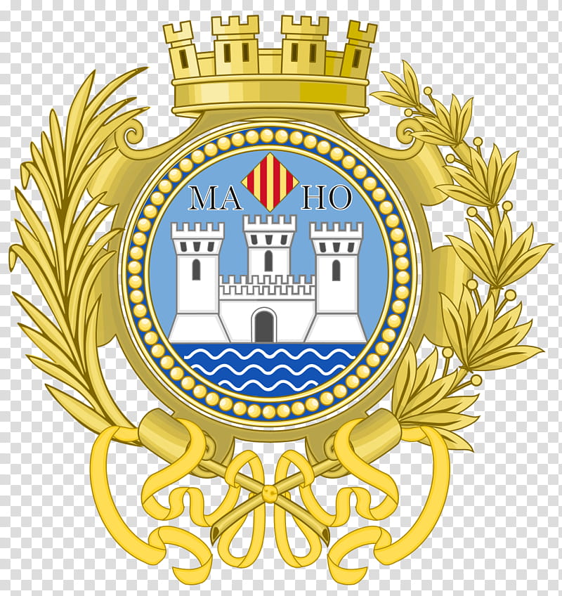 Circle Logo, Flag, Coat Of Arms, Flag Shop, Ratusz, Balearic Islands, Menorca, Yellow transparent background PNG clipart