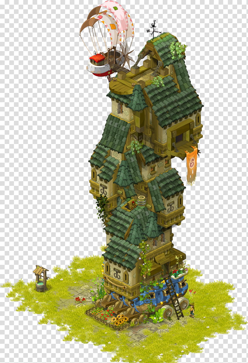 Tree Pixel Art, Dofus, Wakfu, Video Games, Ankama, Isometric Video Game Graphics, Architecture transparent background PNG clipart