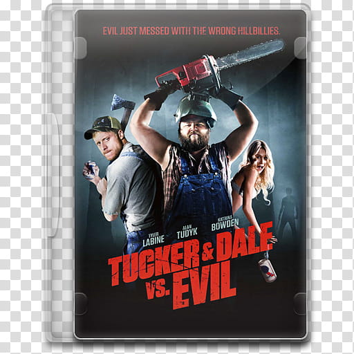 Movie Icon , Tucker & Dale vs Evil, Tucker & Dale VS. Evil movie cover transparent background PNG clipart
