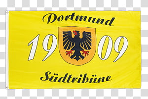 American Football Borussia Dortmund Flag Banner Rectangle Fahne Ultras Text Transparent Background Png Clipart Hiclipart