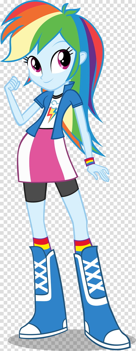 Equestria Girls: Rainbow Dash, My Little Pony Rainbow Dash transparent background PNG clipart