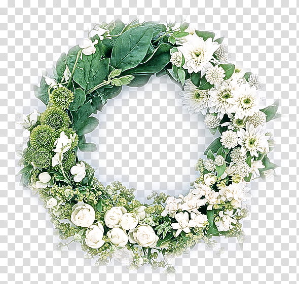 Christmas decoration, Wreath, Flower, Plant, Lei, Cut Flowers, Hydrangea, Fashion Accessory transparent background PNG clipart