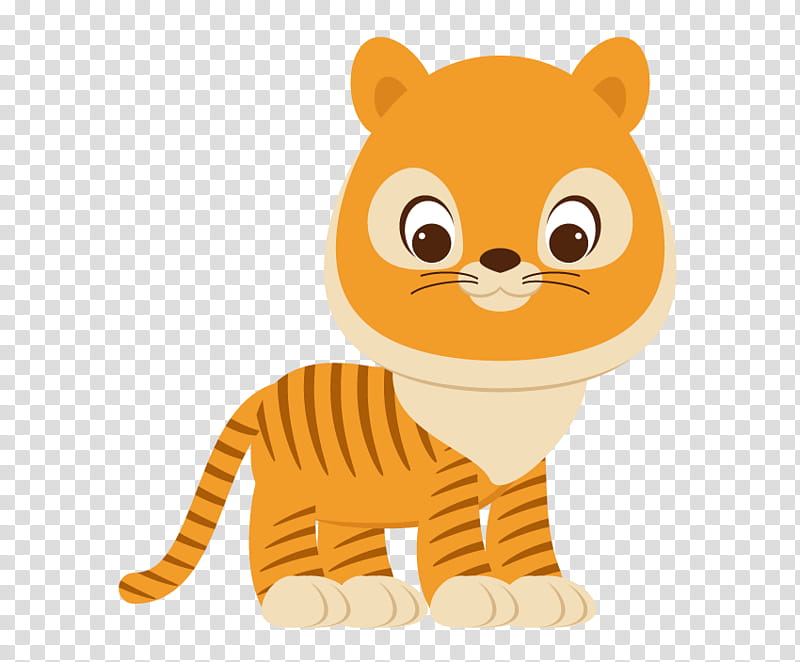 Cat And Dog, Tiger, Cartoon, Drawing, Comics, Animation, Cuteness, Orange transparent background PNG clipart