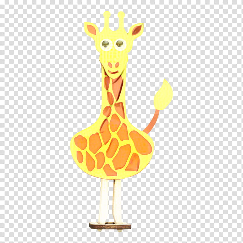 Giraffe, Yellow, Neck, Cartoon, Animal, Meter, Giraffidae, Wildlife transparent background PNG clipart