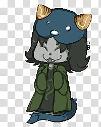 Collab Nepeta, green and blue character illustration screenshot transparent background PNG clipart