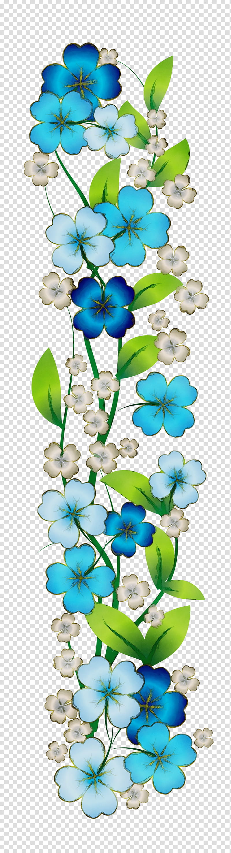 Blue Flower Borders And Frames, Blue Rose, Floral Design, Yellow, Royal Blue, Plant, Petal, Wildflower transparent background PNG clipart