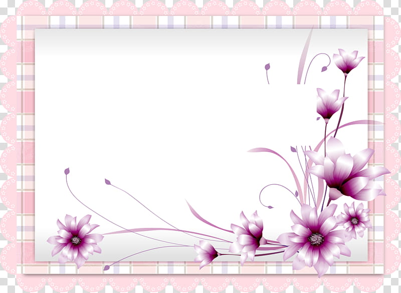 flower Rectangular frame floral Rectangular frame, Pink, Line, Plant, Petal, Rectangle, Floral Design, Frame transparent background PNG clipart