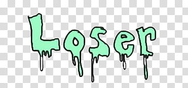 More s, green loser text transparent background PNG clipart