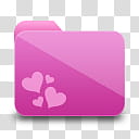 Girlz Love Icons , folder, heart pink art transparent background PNG clipart