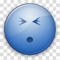 Blueticons Win, Doh, blue emoji transparent background PNG clipart