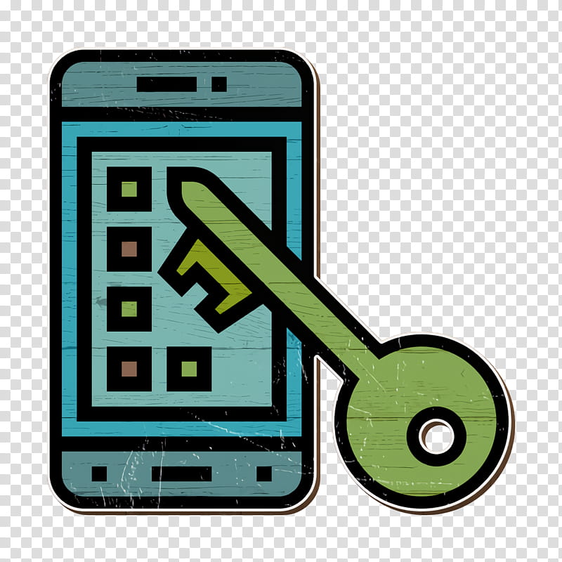 Key icon Cyber Crime icon Privacy icon, Green, Mobile Phone Case, Line, Technology, Symbol, Mobile Phone Accessories transparent background PNG clipart