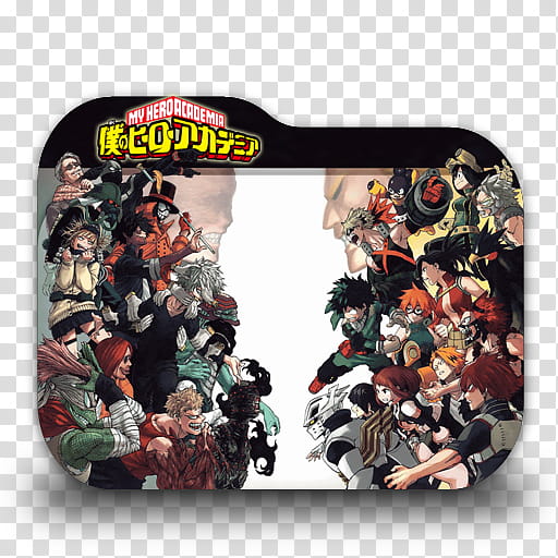 Boku no Hero Academia Folder Icon  transparent background PNG clipart