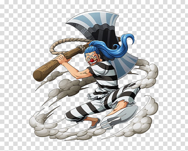 BUGGY THE STAR CLOWN, Buggy The Clown from One Piece character transparent background PNG clipart