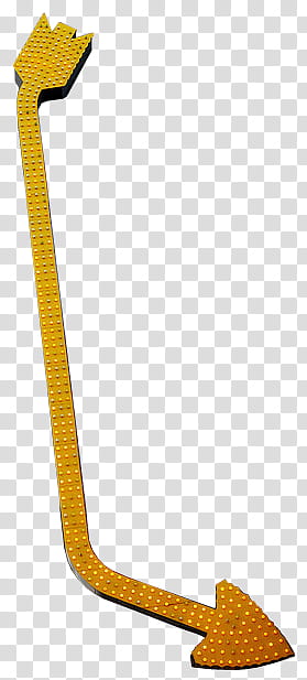 yellow arrow transparent background PNG clipart