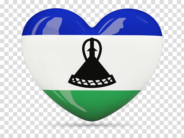 People Symbol, Lesotho, Flag Of Lesotho, Flag Of Botswana, Sotho People, Flag Of South Africa, Flags Of The World, Heart transparent background PNG clipart