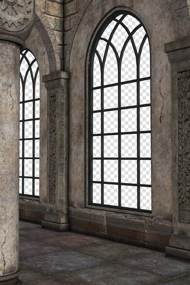 UNRESTRICTED Archways Hall Scene III, gray concrete building transparent background PNG clipart