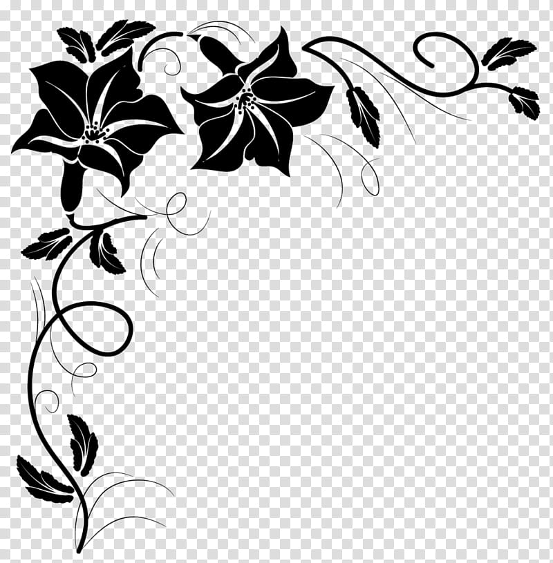 Corners , petaled flower illustration transparent background PNG clipart