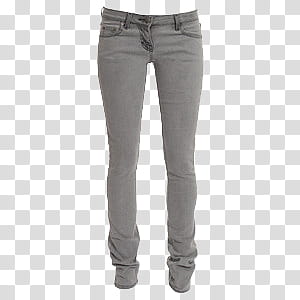 gray jeans transparent background PNG clipart