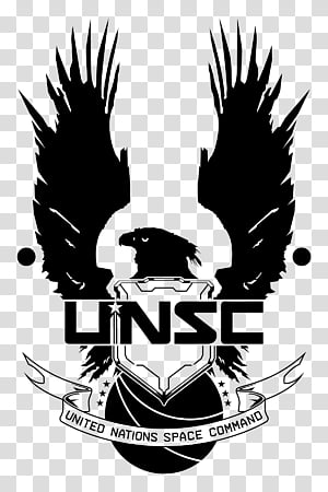 UNSC Graphic Logo - White