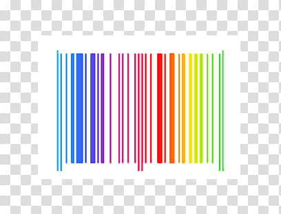 Barcode, multicolored barcode line transparent background PNG clipart