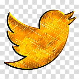 Yello Scratchet Metal Icons Part , twitter-logo- transparent background PNG clipart