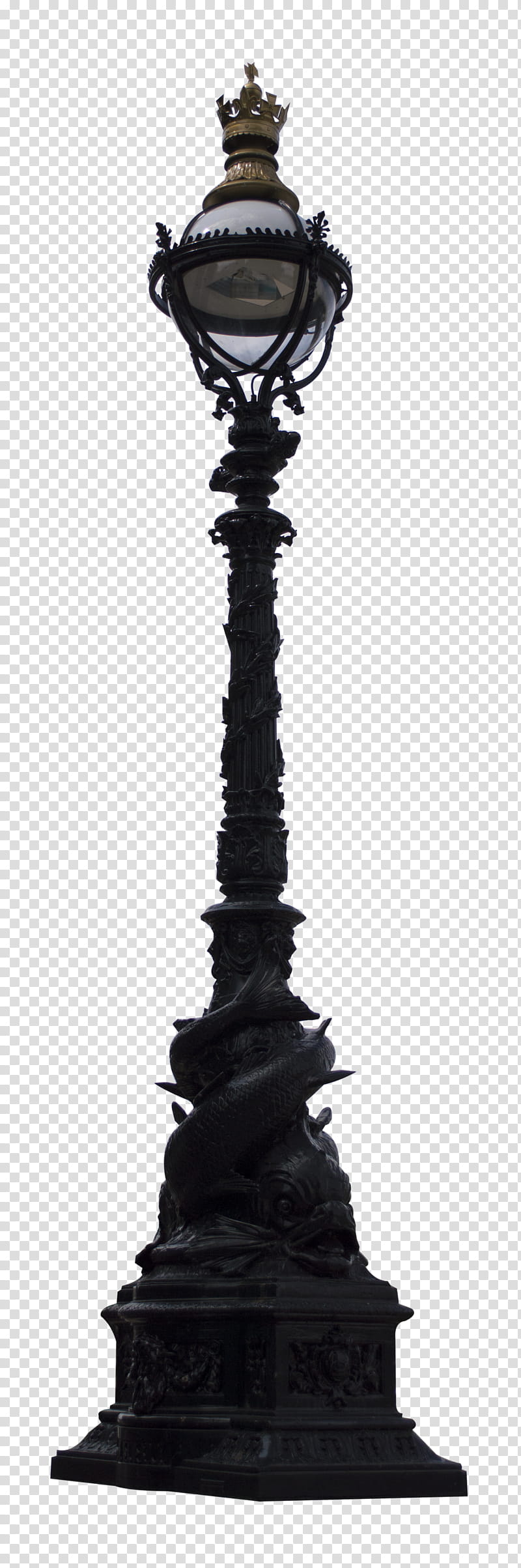 Lamp, black pedestal landmark transparent background PNG clipart
