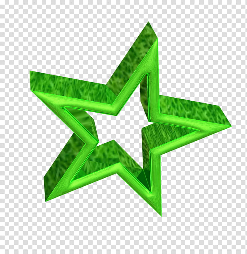 Green Grass, Star, Threedimensional Space, 3D Computer Graphics, Triangle transparent background PNG clipart