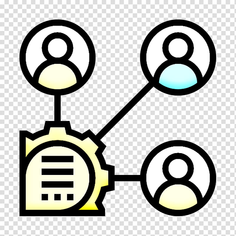 Stakeholder icon Agile Methodology icon, Yellow, Line, Circle, Symbol, Line Art transparent background PNG clipart