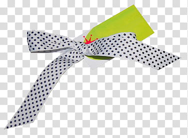 Bows, white and black polka-dot ribbon illustration transparent background PNG clipart