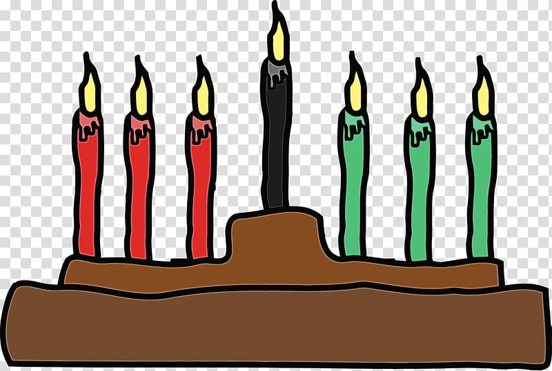candle lighting cake finger birthday, Kwanzaa, Happy Kwanzaa, Watercolor, Paint, Wet Ink, Birthday
, Baked Goods transparent background PNG clipart