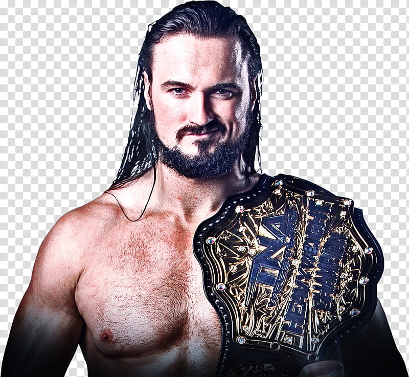 Drew Galloway TNA World Champion  transparent background PNG clipart