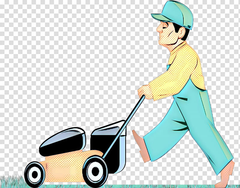 Headgear Vehicle, Behavior, Human, Lawn Mower, Riding Toy, Gardener, Cleanliness transparent background PNG clipart