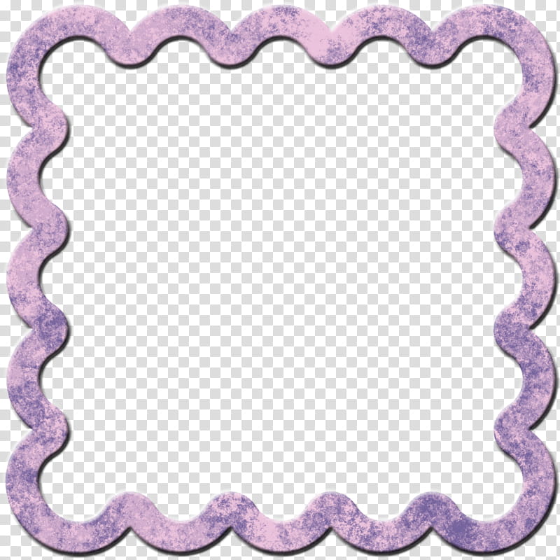Good Vibes PSbt JanClark, scalloped edge purple frame logo transparent background PNG clipart
