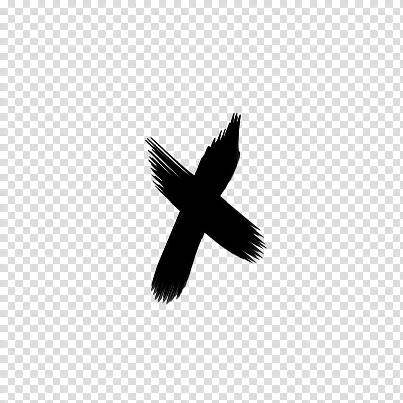 brush s, black x illustration transparent background PNG clipart