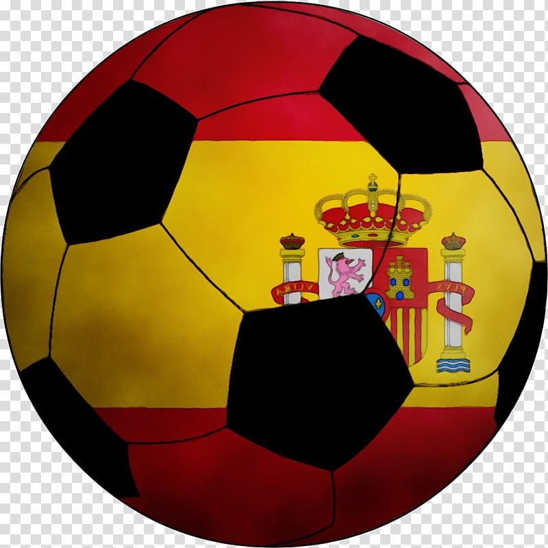 Soccer Ball, Watercolor, Paint, Wet Ink, Spain, Flag Of Spain, Andorra, Flag Of Norway transparent background PNG clipart