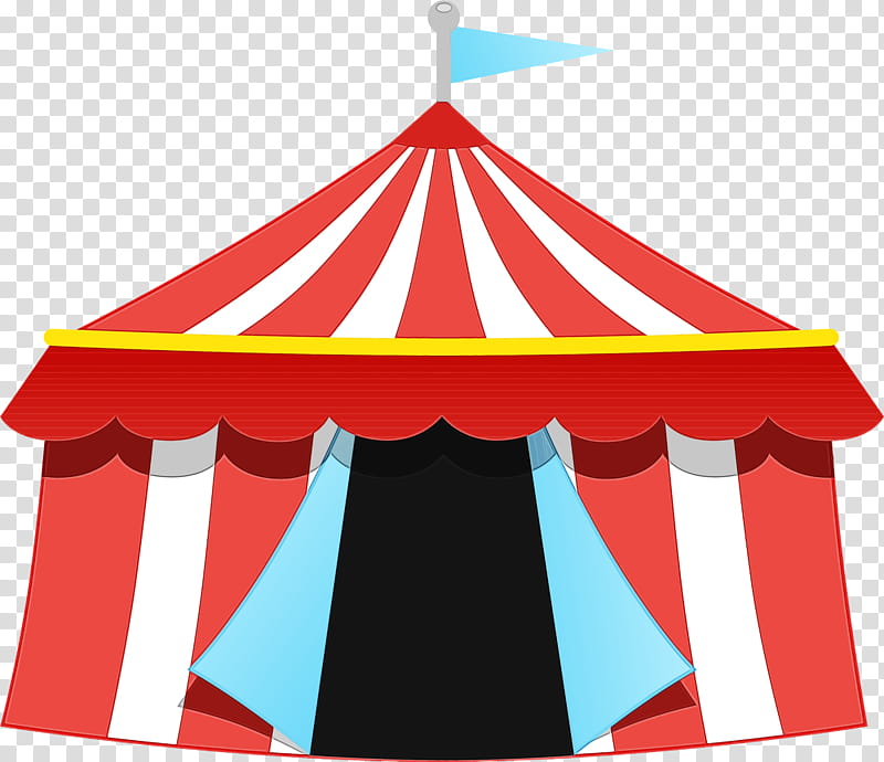 tent circus performance flag, Watercolor, Paint, Wet Ink, Performing Arts transparent background PNG clipart