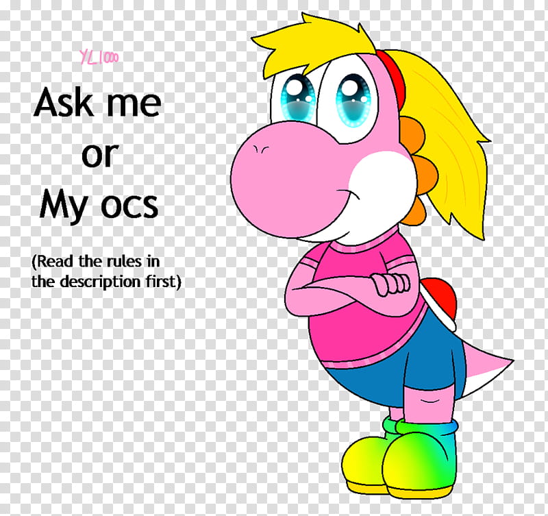 Ask me or my ocs (open) transparent background PNG clipart