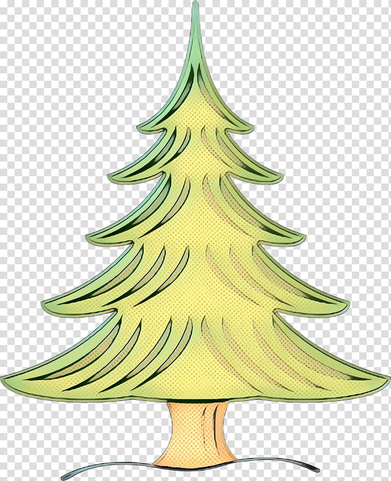 cartoon pine tree outline