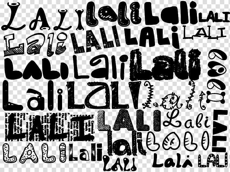 Texts Lali transparent background PNG clipart