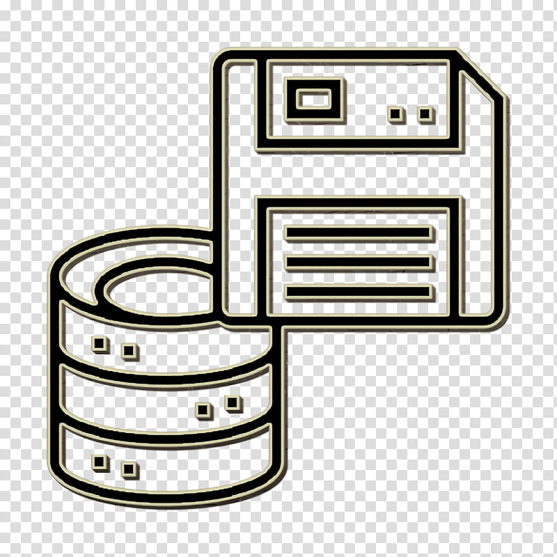 Save icon Database Management icon Floppy disk icon, Line transparent background PNG clipart