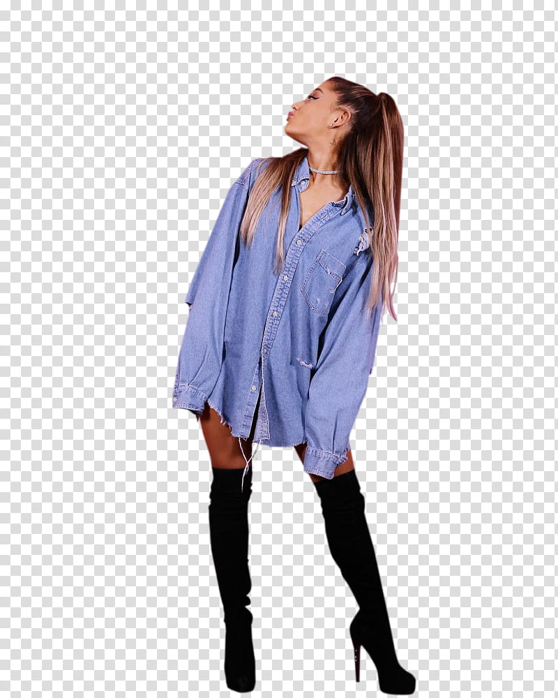 Ariana Grande, female model posing at a standing position transparent background PNG clipart