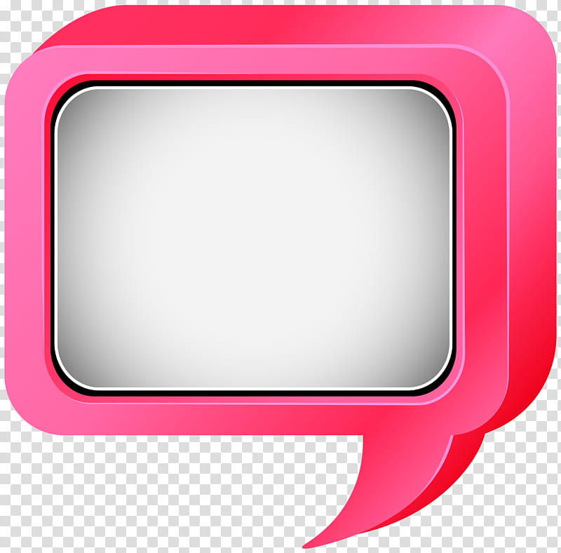 Pink Balloon, Speech Balloon, Text, Television, Frames, Red, Magenta, Material Property transparent background PNG clipart