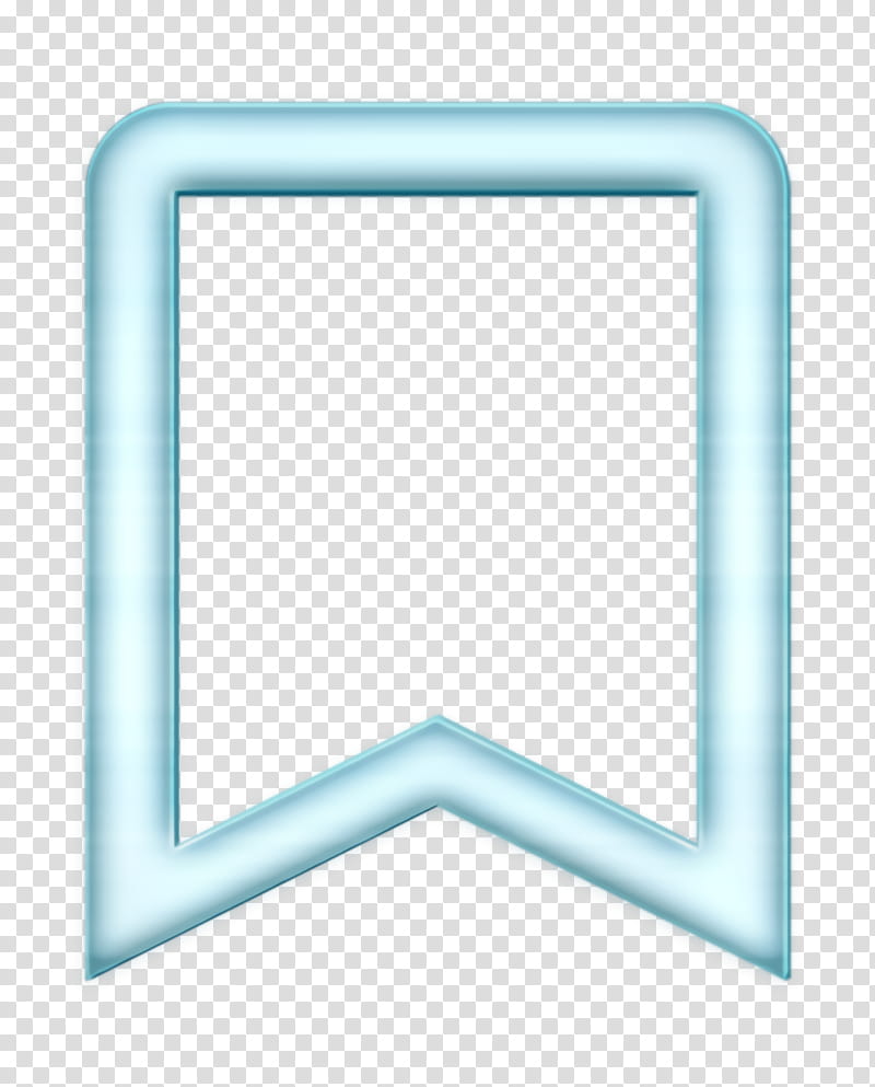 bookmark icon outline icon, Rectangle, Square, Frame transparent background PNG clipart