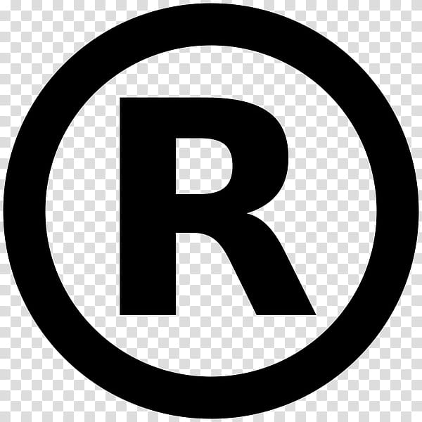 Copyright Symbol, Registered Trademark Symbol, Logo, At Sign, Black White M, Text, Line, Circle transparent background PNG clipart