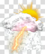 The REALLY BIG Weather Icon Collection, Partly_Cloudy_heavy_Snow_day_Lightning transparent background PNG clipart