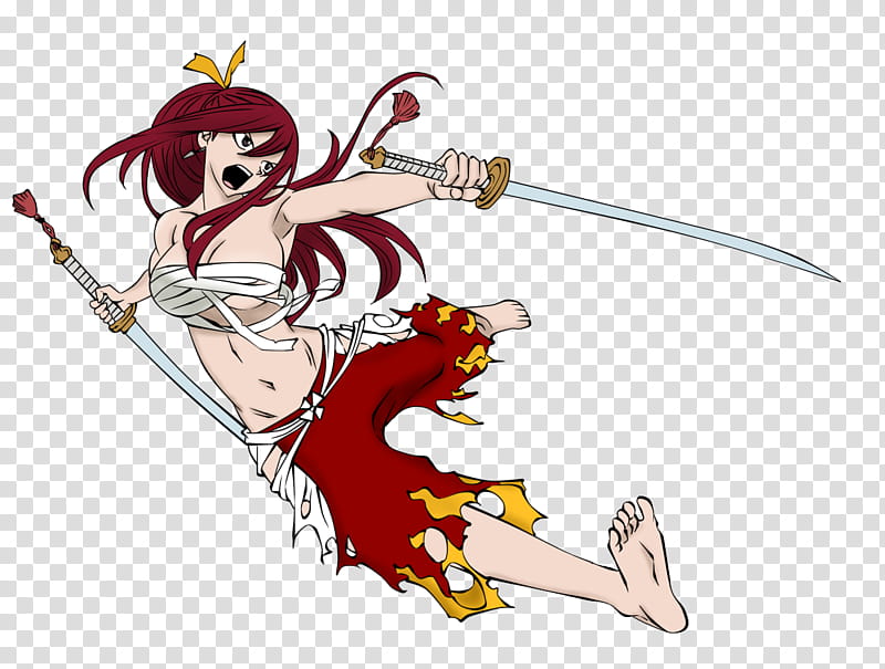 Fairy Tail  Erza, Fairytail character transparent background PNG clipart