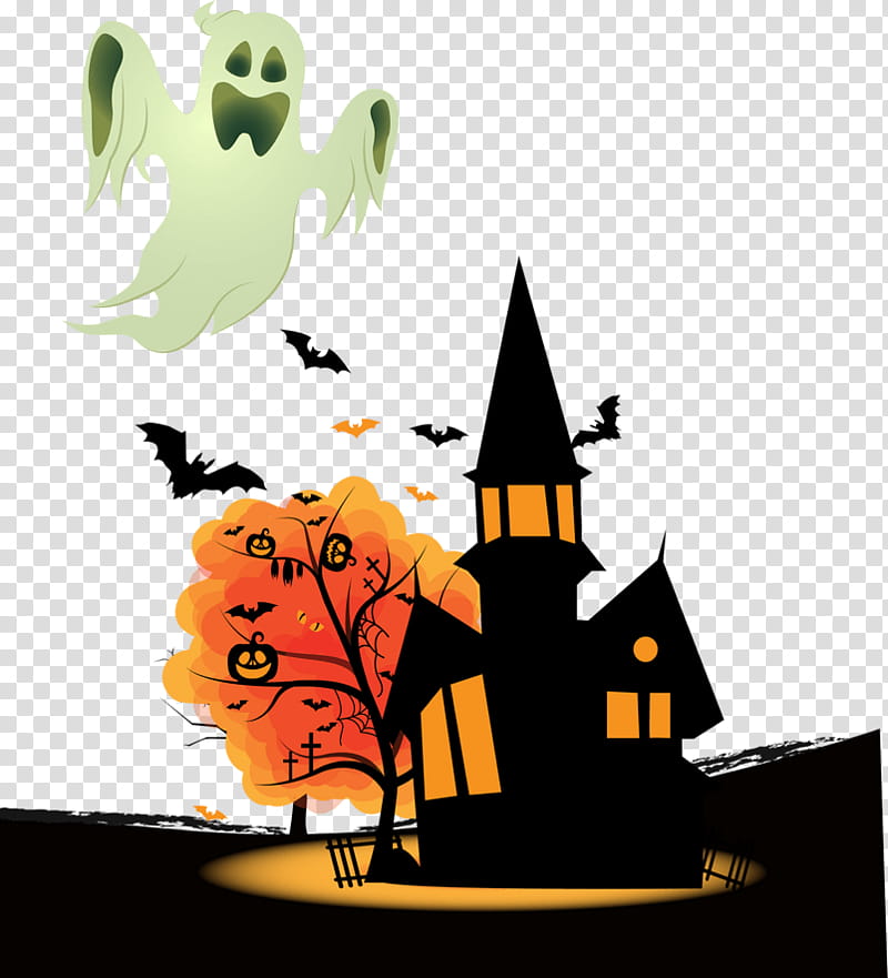 Halloween Poster, Halloween , Haunted Attraction, Festival, Cartoon, Haunted House, Digital Art transparent background PNG clipart